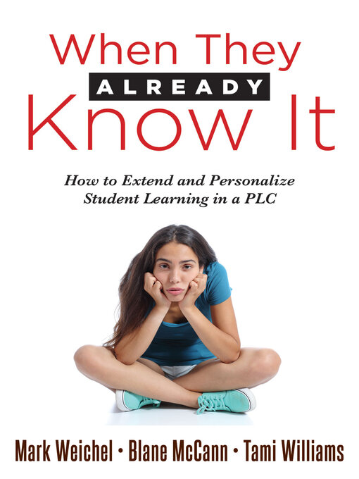 Title details for When They Already Know It by Mark Welchel - Available